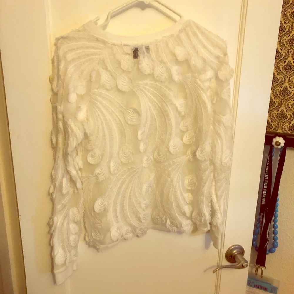 Anthropologie- Peacock Blouse